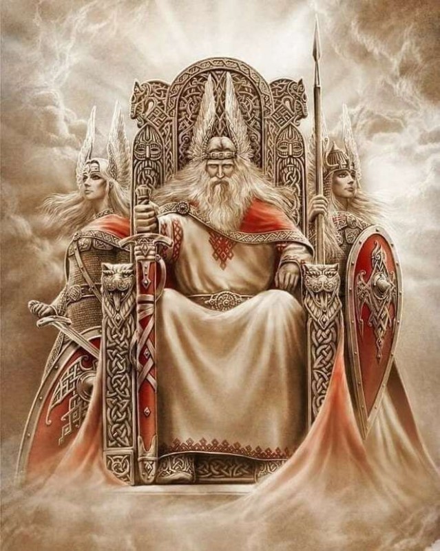 Создать мем: боги славян, славянские боги игорь ожиганов род, сварог славянский бог