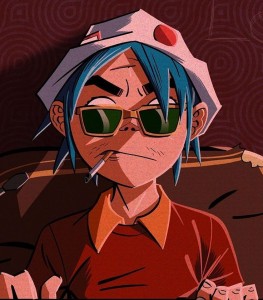 Create meme: gorillaz