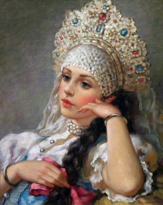 Create meme: Russkaya Kosa, Russian folk, Russian women