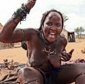 Create meme: African women, African tribes, in Africa