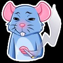 Create meme: Mr. rat stickers, stickers , rat sticker