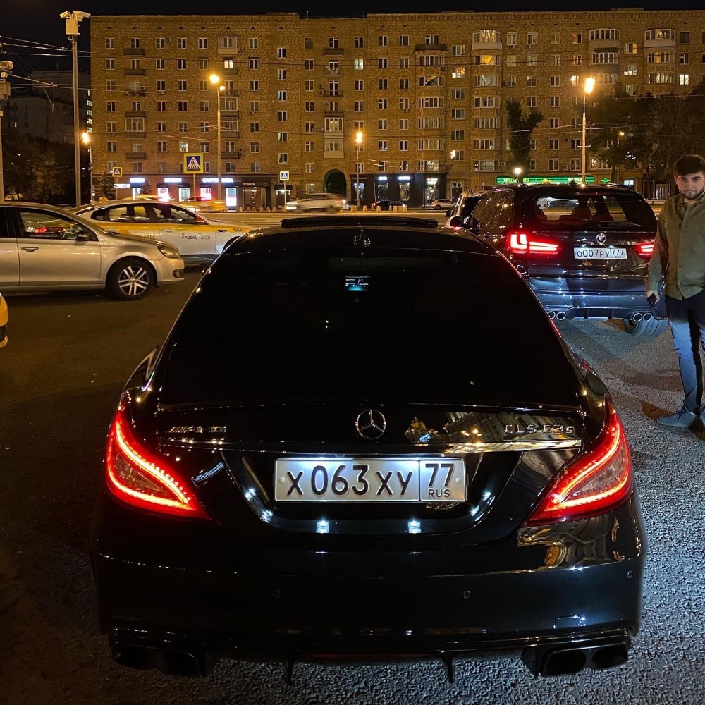 Мерседес cls 63 черный