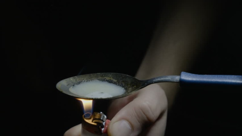 Create meme: the heroin on the spoon, spoon, spoon with lighter