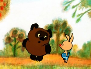 Create meme: vinipuha, the Pooh and Piglet, Winnie the Pooh cartoon 1969