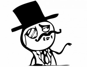 Create meme: MEM intellectual, meme with a monocle