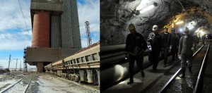 Create meme: Intaugol, miner, scheme peschanskaya mine in the North