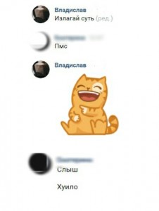 Create meme: screenshot, stickers peach vulgar, cat smiley VK