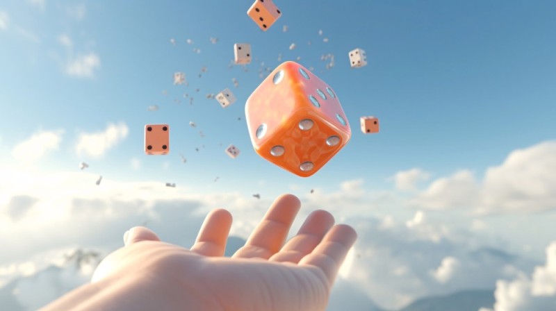 Create meme: the dice are playing, a cube for the game, dice dice