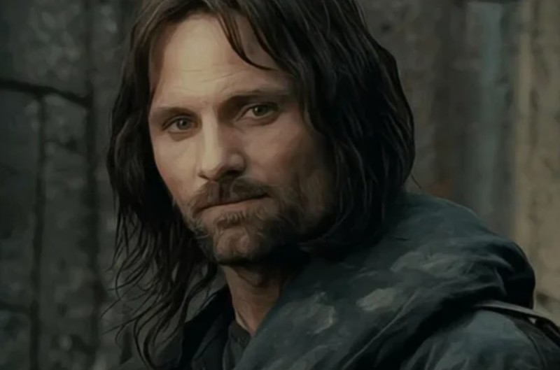 Create meme: Aragorn Viggo Mortensen, the Lord of the rings Aragorn, Aragorn II Elessar