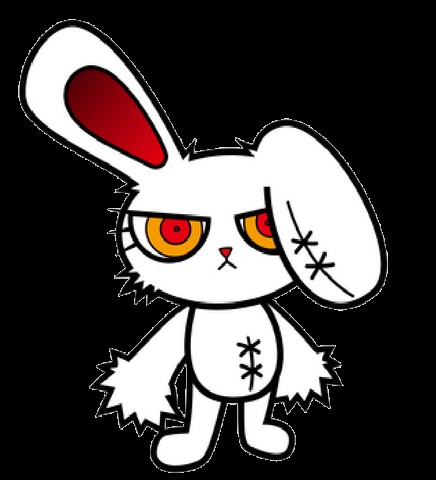 Create meme: bloody bunny, bloody bunny 2008, bloody bunny stickers