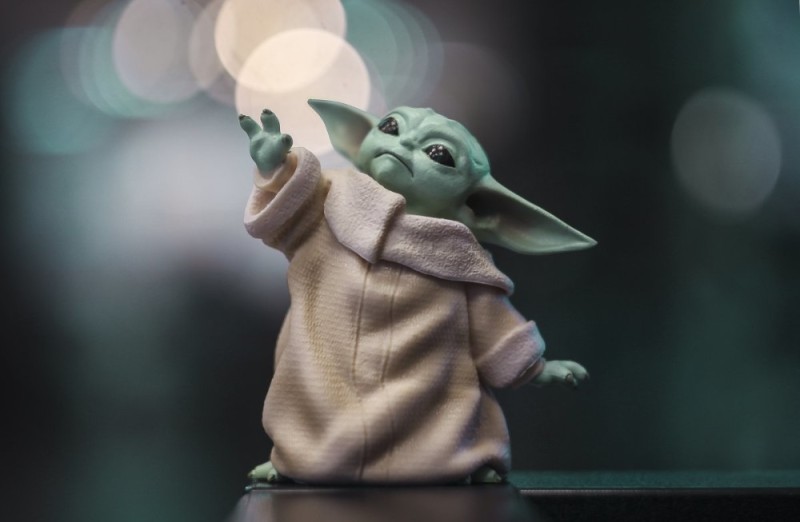 Create meme: baby Yoda, baby Yoda, toy kid yoda