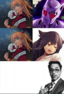 Create meme: anime, evangelion memes, funny anime