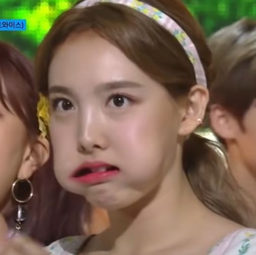 Создать мем: twice mina funny face, red velvet, им наён