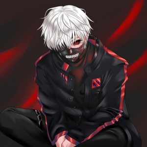 Создать мем: канеки кен, kaneki ken art на аву, канеки кен волосы