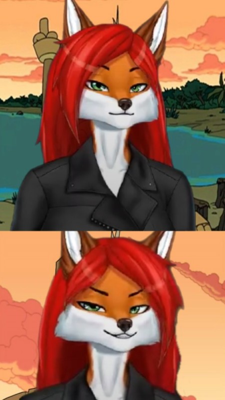 Create meme: furry fox art, furry fox girls, furry lunches