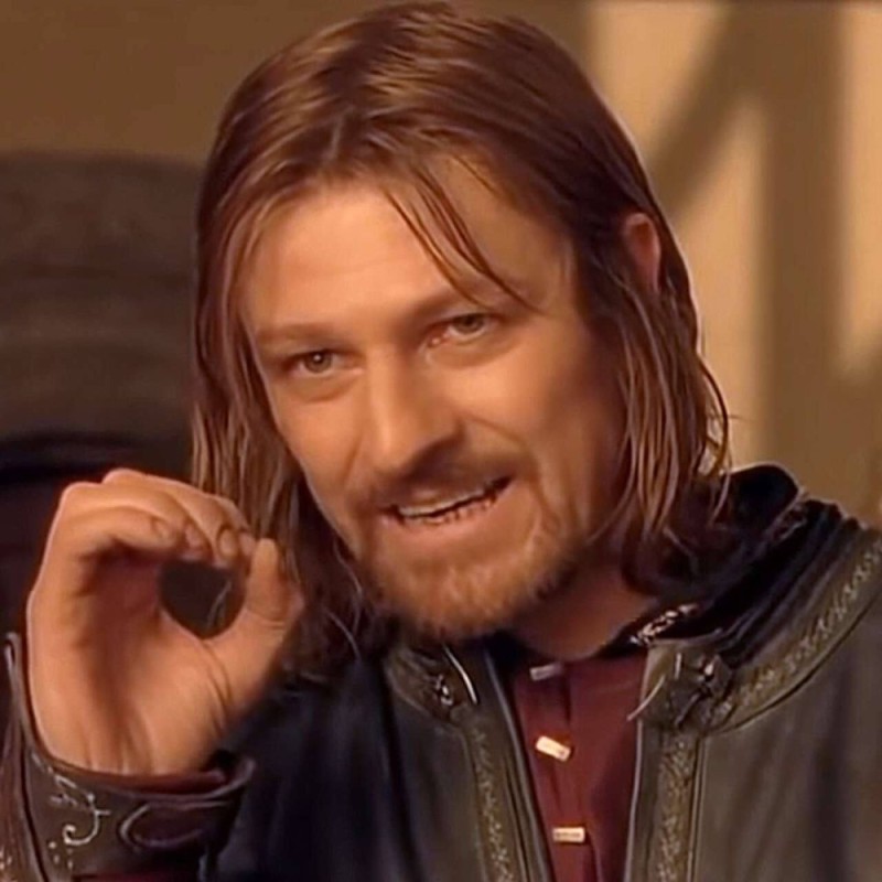 Создать мем: one does not simply walk into mordor, мем властелин колец боромир, боромир мем