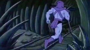 Создать мем: игра динозавр, аниме, skeletor run