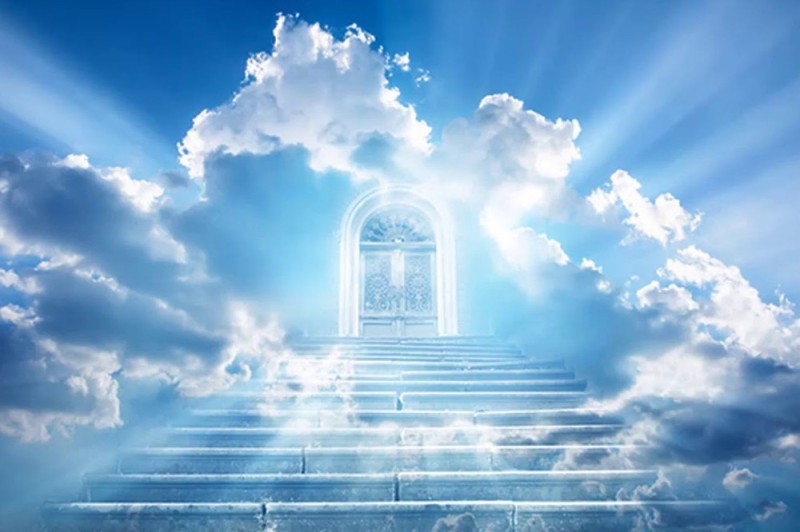 Create meme: Paradise in heaven, The kingdom of heaven is heaven's gate, Heaven is heaven