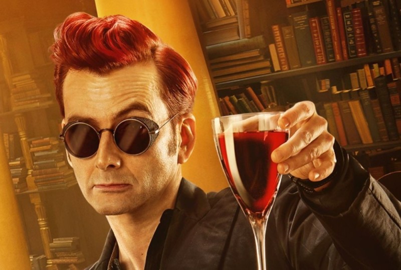 Создать мем: благие знамения good omens, благие знамения, благие знамения кроули