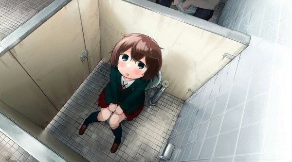 Create meme: anime on the toilet, arts anime, oideyo! shiritsu yarimari gakuen "diapers & sukumizu"