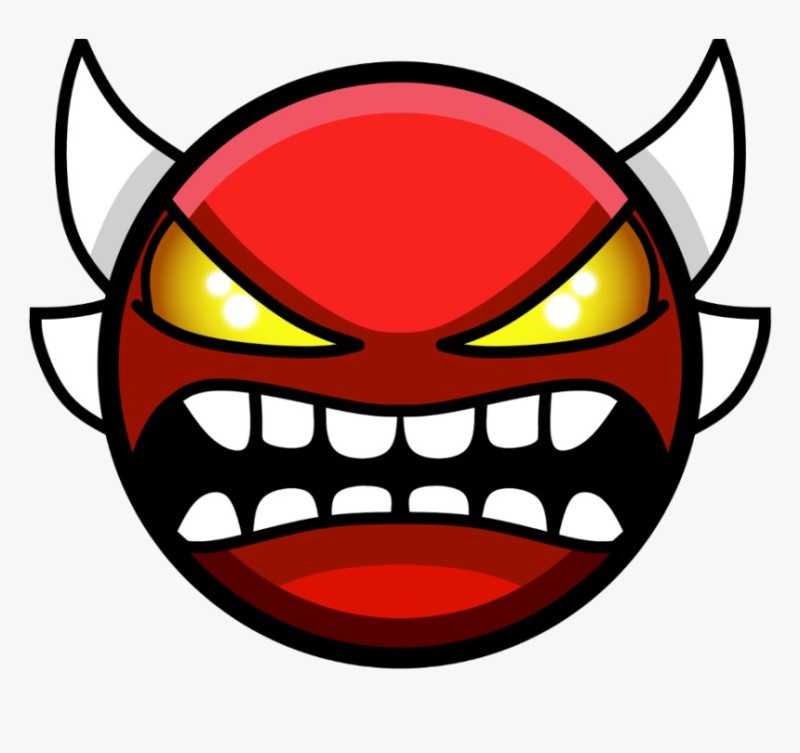 Create meme: extreme demon geometry dash, demon geometry dash, geometry dash 