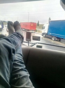 Create meme: driver, photo wagon Barnaul, the truck