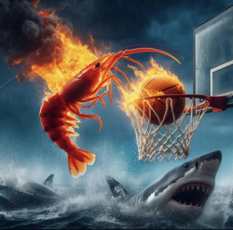 Create meme: shrimp dunkin basketball, basketball , this basketball