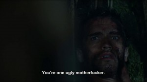 Create meme: bastard, you are one of them motherfuckers ugly, predator is what you are