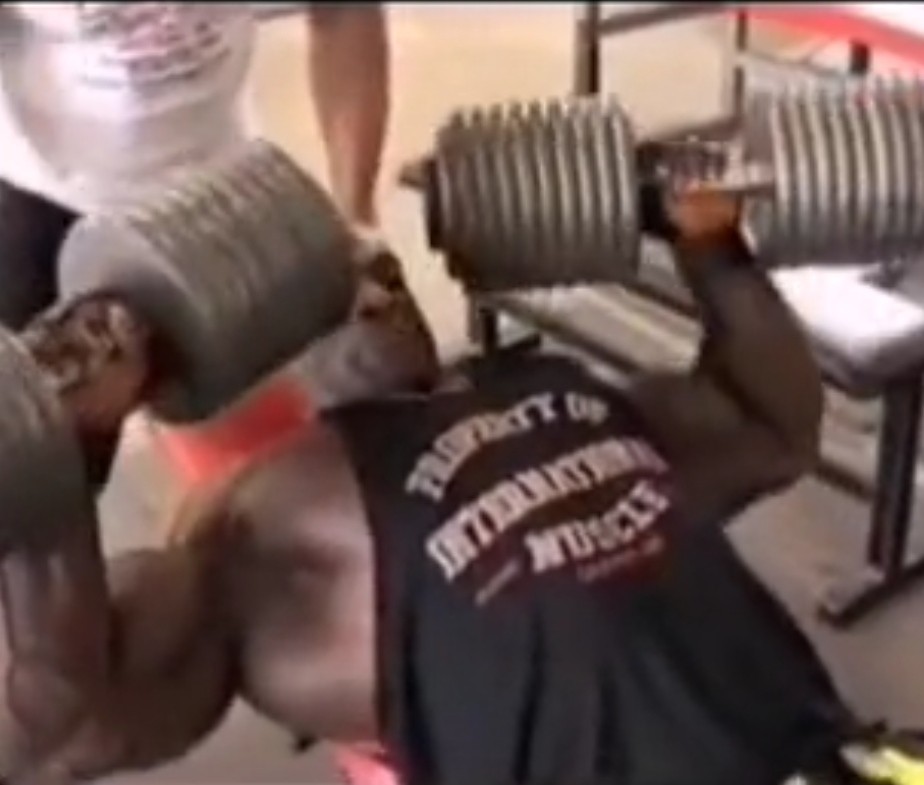 Ronnie Coleman Bench Press