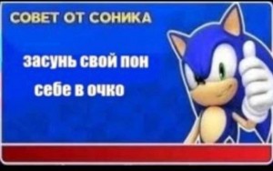 Create meme: advice from sonic meme, sonic, advice from sonic