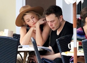 Create meme: amber heard and Elon max, amber heard, Elon musk and amber heard