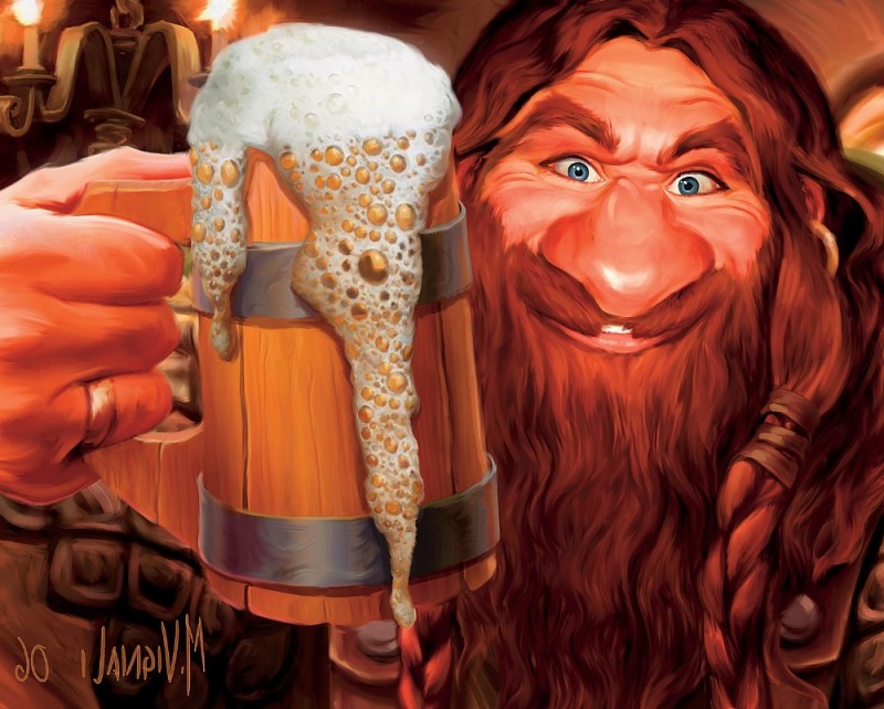 Create meme: beer theme, viking dwarf, dwarf