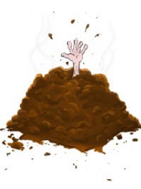 Create meme: Dirt, poop, illustration