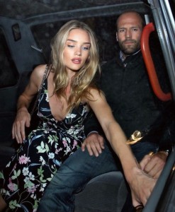 Create meme: Rosie Huntington-Whiteley, Jason Statham