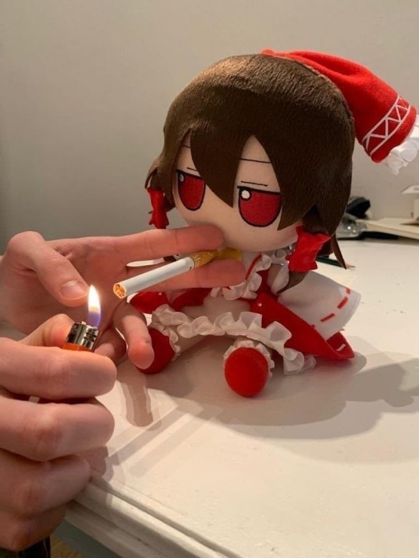 Create meme: figure , touhou fumo, hakurei reimu touhou plush