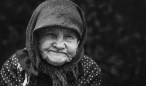 Create meme: old, the old woman