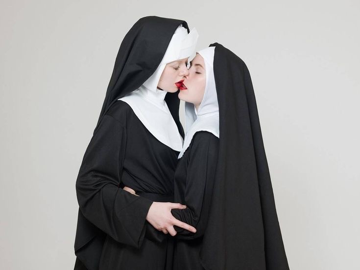 Create meme: catholic nun, young nuns, nun 