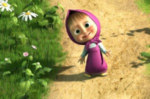 Create meme: Masha and the bear, popular cartoons, masha