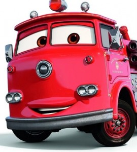 Create meme: fire truck from cars, fire truck cars