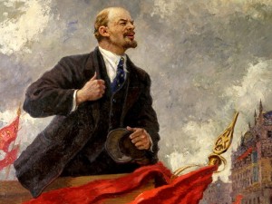 Create meme: Lenin, Vladimir Ilyich art, Gerasimov Lenin on the podium, Lenin painting