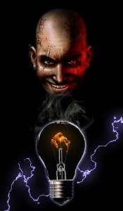 Create meme: Evil electrician