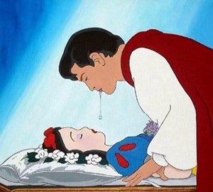 Create meme: Snow white and the seven dwarfs, snow white in the coffin, the Prince of snow white