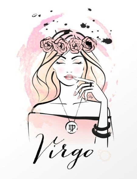 Create meme: zodiac sign zodiac signs, zodiac sign virgo drawing, zodiac signs of women