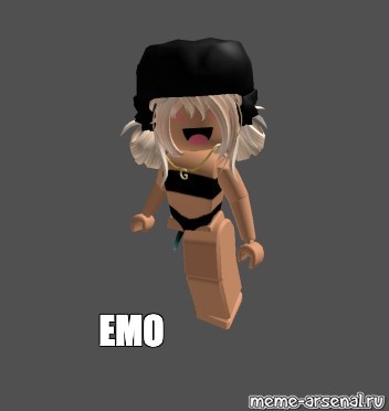 Create meme emo roblox girls, emo girl roblox, emo roblox