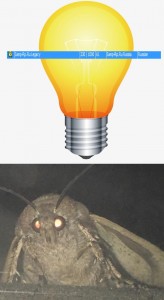 Create meme: meme moth, lamp light icon, struck lamp icon