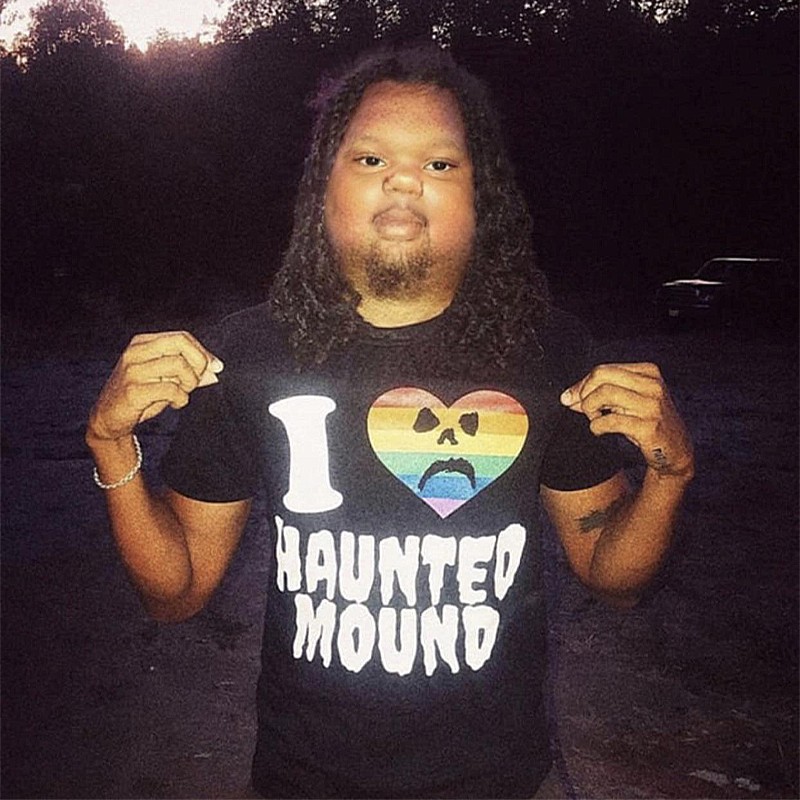 Create meme: I love haunted mound T-shirt, people, hauntaholics