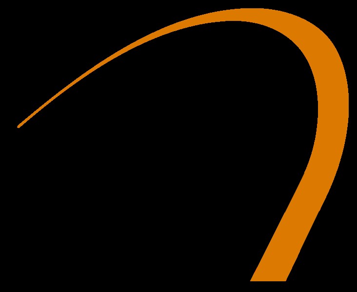 Create meme: 3dfx logo, orange line, orange semicircle