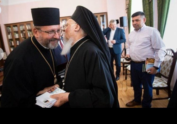 Create meme: Patriarch Bartholomew , Patriarch Bartholomew of Constantinople, Patriarch Svyatoslav