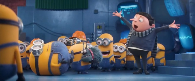 Create meme: minions gruvitation 2022, minions the rise of gru, minions gruvitation cartoon 2022