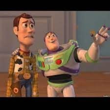 Create meme: Woody and Buzz, baz Lightyear and woody, buzz Lightyear and woody